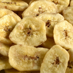 Gesüßte Bio-Bananenchips...