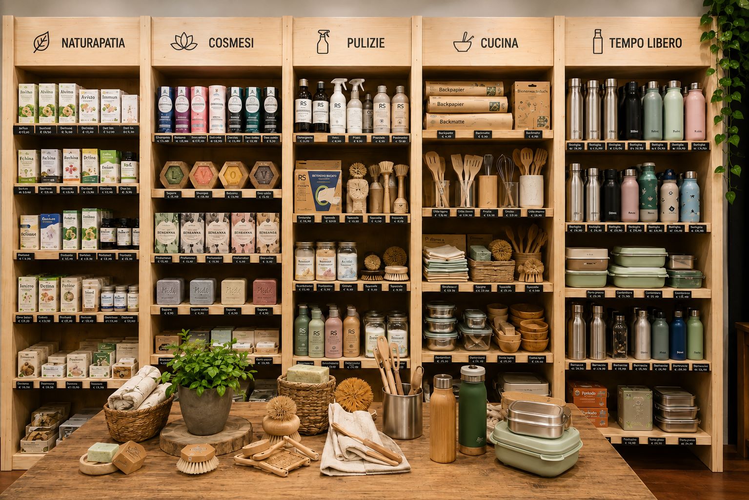 Assortimento sostenibile non food NOVO